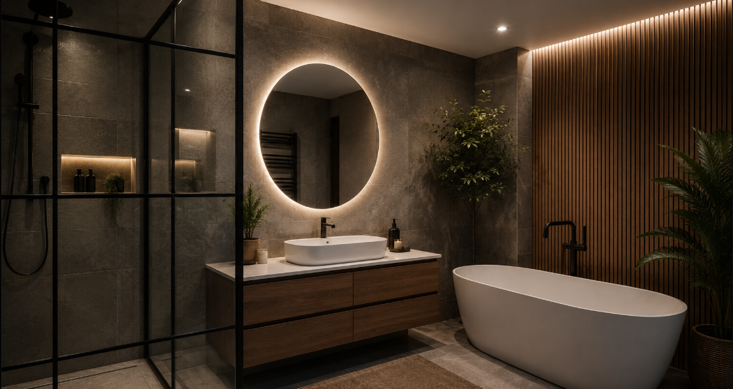 bespoke bathroom design for Dennistoun homes